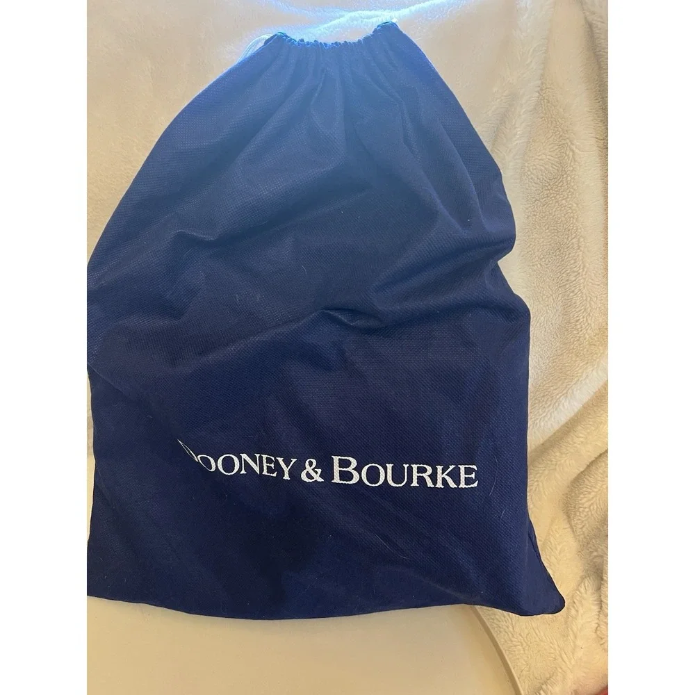Dooney And Bourke Nikki Purple And Gold Purse With Dust Bag Collegiate